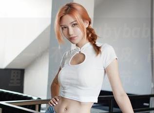 Feilin嗲囡囡 - 欣欣Rubybaby的双马尾,图库里一抹不经意的俏皮,高清画面里闪烁满满的小细节。