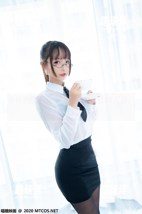 MTYH喵糖映画 写真圈的新宠:喵糖映画的深蓝JK制服,别说我没提醒你!