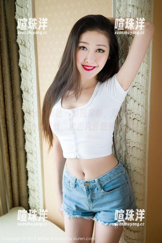 MiStar魅妍社 - 原图赏析，赵欢颜Jessica的黑丝，透出几分意外的清新