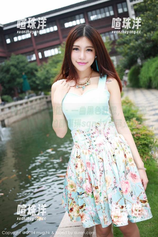 MyGirl美媛馆-薛琪琪sandy MyGirl美媛馆 - 一曲黑色狂想,图库高清背景下的薛琪琪sandy真带劲!